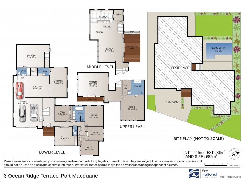 3 Ocean Ridge Terrace, Port Macquarie NSW 2444 Floorplan