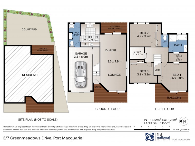 3/7 Greenmeadows Drive, Port Macquarie NSW 2444 Floorplan