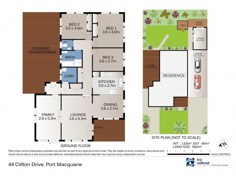44 Clifton Drive, Port Macquarie NSW 2444 Floorplan