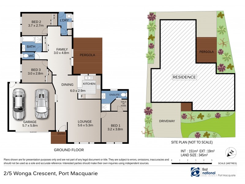 2/5 Wonga Crescent, Port Macquarie NSW 2444 Floorplan