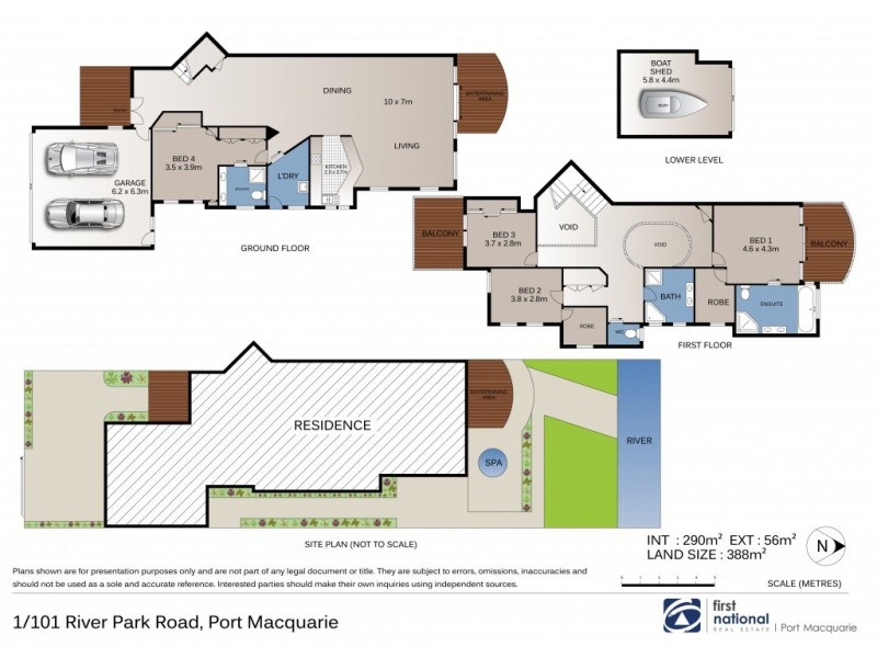 1/101 River Park Road, Port Macquarie NSW 2444 Floorplan