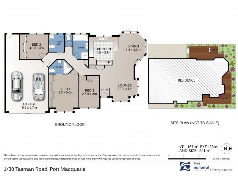 1/30 Tasman Road, Port Macquarie NSW 2444 Floorplan