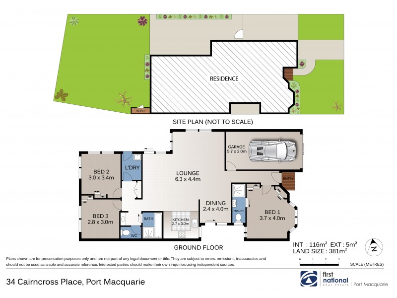 34 Cairncross Place, Port Macquarie NSW 2444 Floorplan