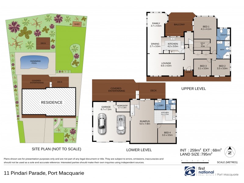 11 Pindari Parade, Port Macquarie NSW 2444 Floorplan
