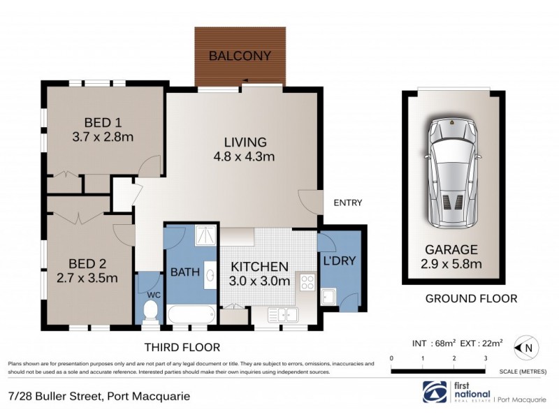 7/28 Buller Street, Port Macquarie NSW 2444 Floorplan