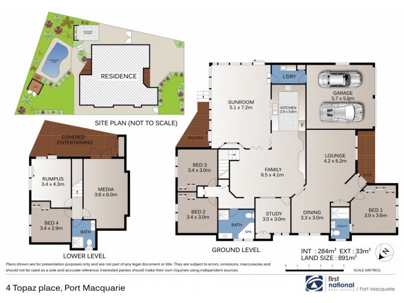 4 Topaz Place, Port Macquarie NSW 2444 Floorplan