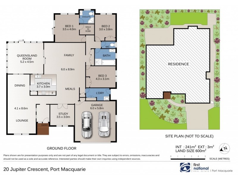 20 Jupiter Crescent, Port Macquarie NSW 2444 Floorplan