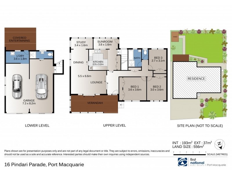 16 Pindari Parade, Port Macquarie NSW 2444 Floorplan