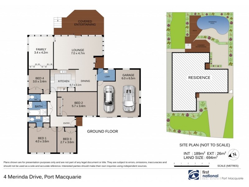 4 Merinda Drive, Port Macquarie NSW 2444 Floorplan