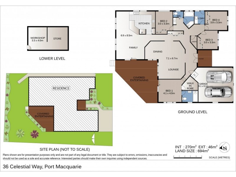 36 Celestial Way, Port Macquarie NSW 2444 Floorplan