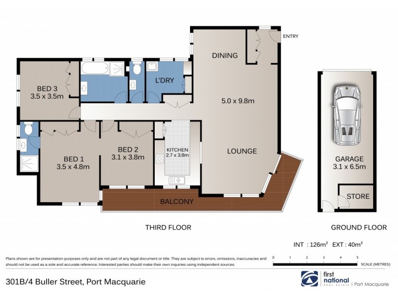 301B/4 Buller Street, Port Macquarie NSW 2444 Floorplan
