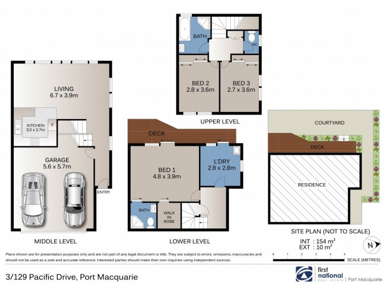 3/129 Pacific Drive, Port Macquarie NSW 2444 Floorplan