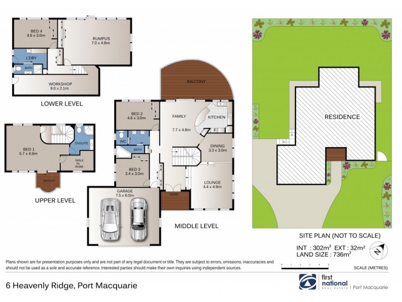 6 Heavenly Ridge, Port Macquarie NSW 2444 Floorplan