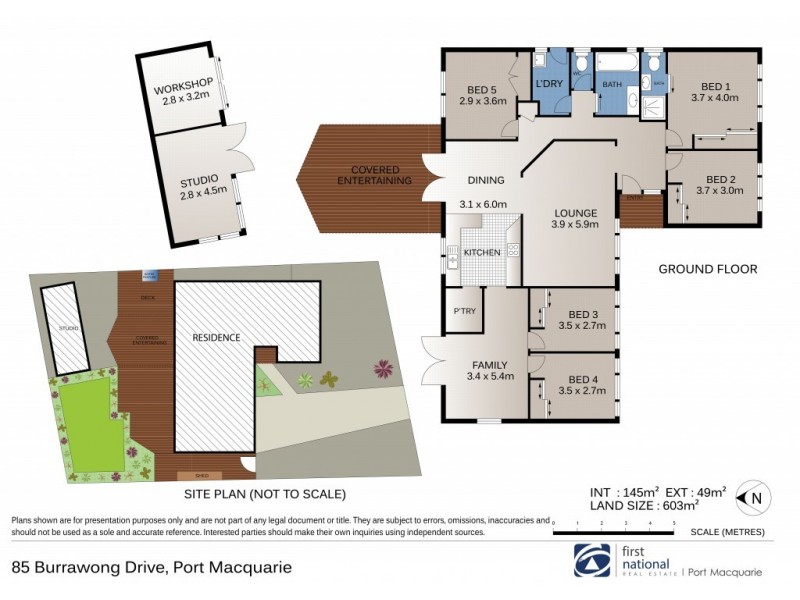 85 Burrawong Drive, Port Macquarie NSW 2444 Floorplan
