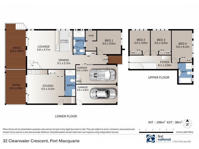 Lot 2-6, 32 Clearwater Crescent, Port Macquarie NSW 2444 Floorplan