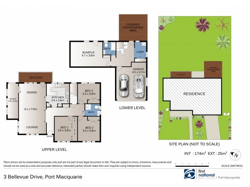 3 Bellevue Drive, Port Macquarie NSW 2444 Floorplan