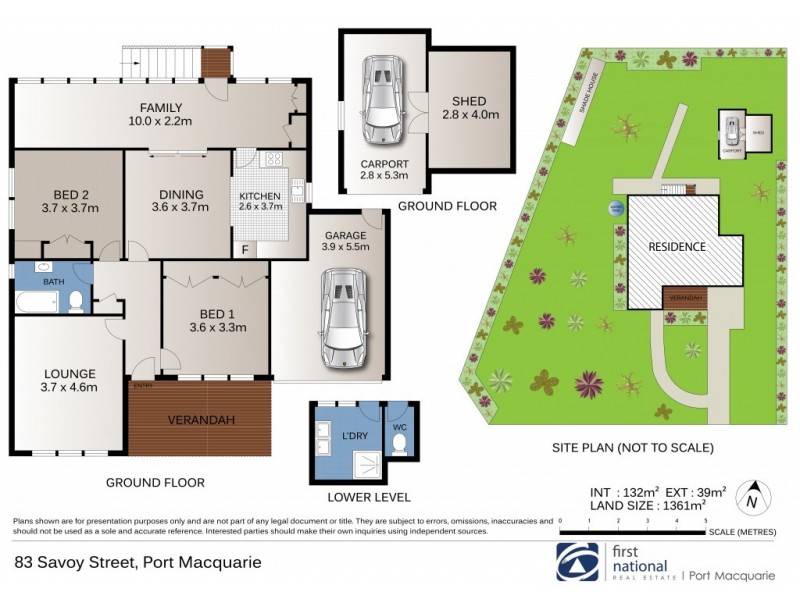 83 Savoy Street (cnr Lake Road), Port Macquarie NSW 2444 Floorplan