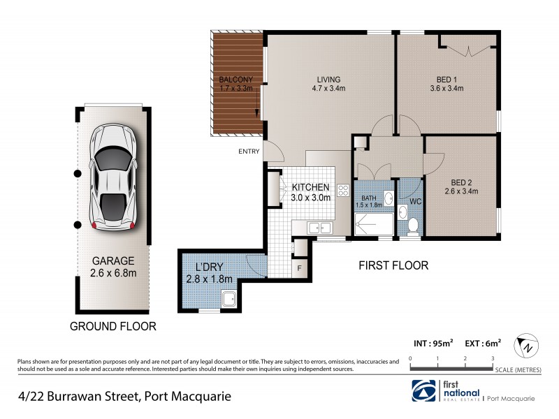 4/22 Burrawan Street, Port Macquarie NSW 2444 Floorplan