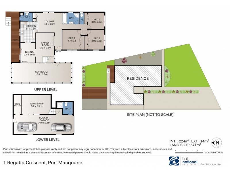 1 Regatta Crescent, Port Macquarie NSW 2444 Floorplan