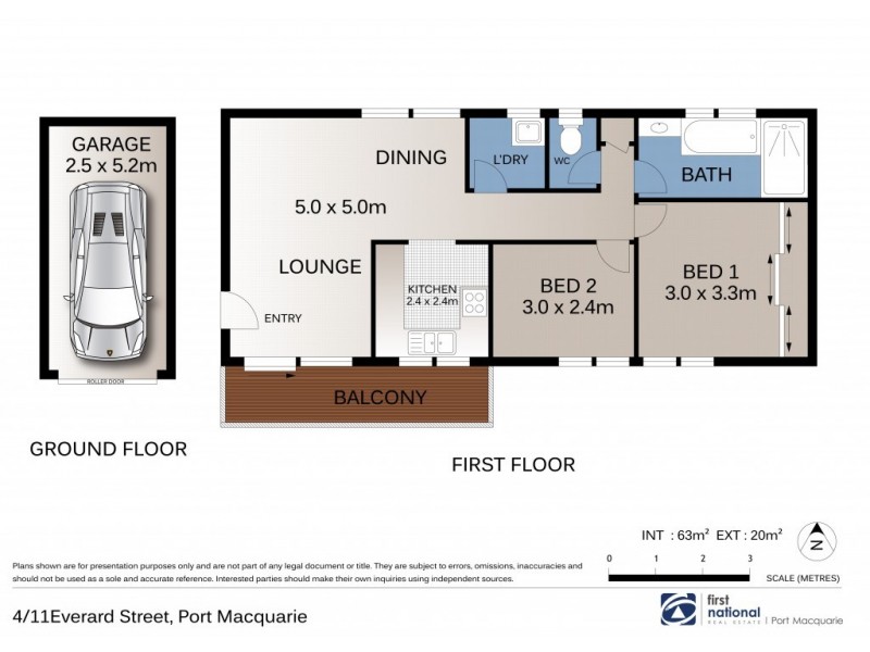 4/11 Everard Street, Port Macquarie NSW 2444 Floorplan
