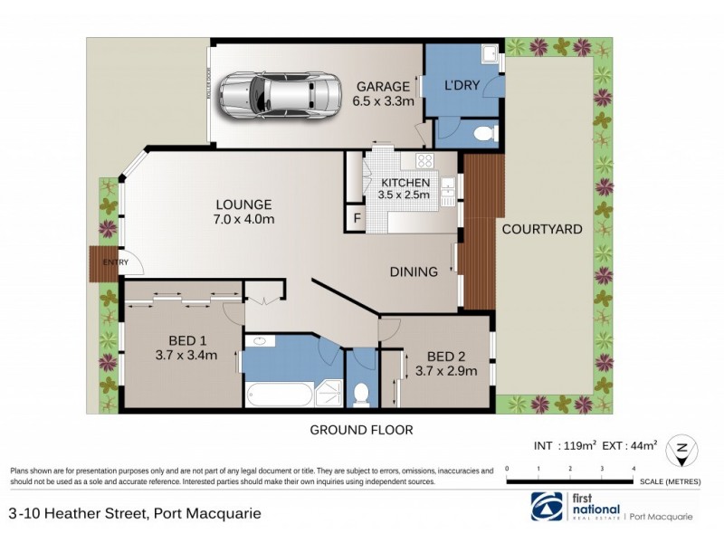3/10 Heather Street, Port Macquarie NSW 2444 Floorplan