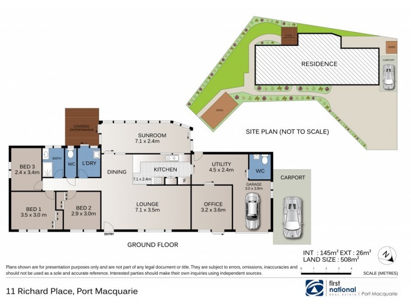 11 Richard Place, Port Macquarie NSW 2444 Floorplan