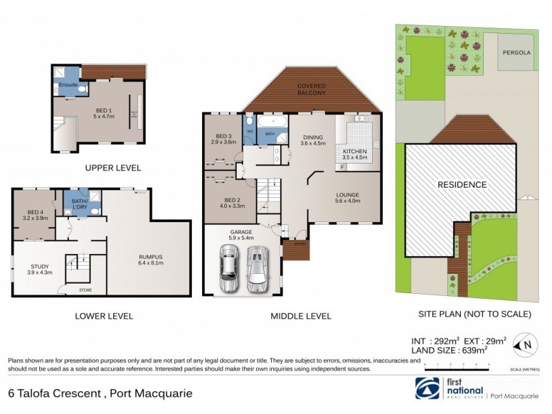 6 Talofa Crescent, Port Macquarie NSW 2444 Floorplan