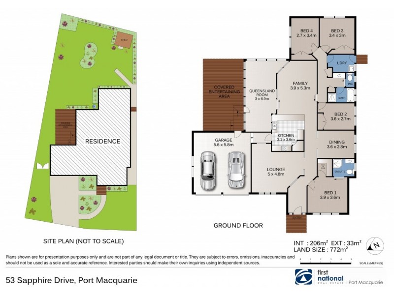 53 Sapphire Drive, Port Macquarie NSW 2444 Floorplan