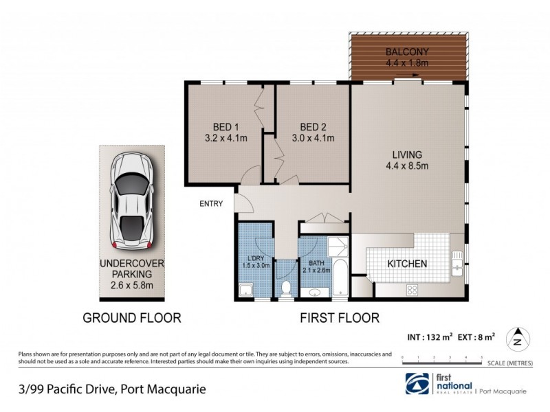 3/99 Pacific Drive, Port Macquarie NSW 2444 Floorplan
