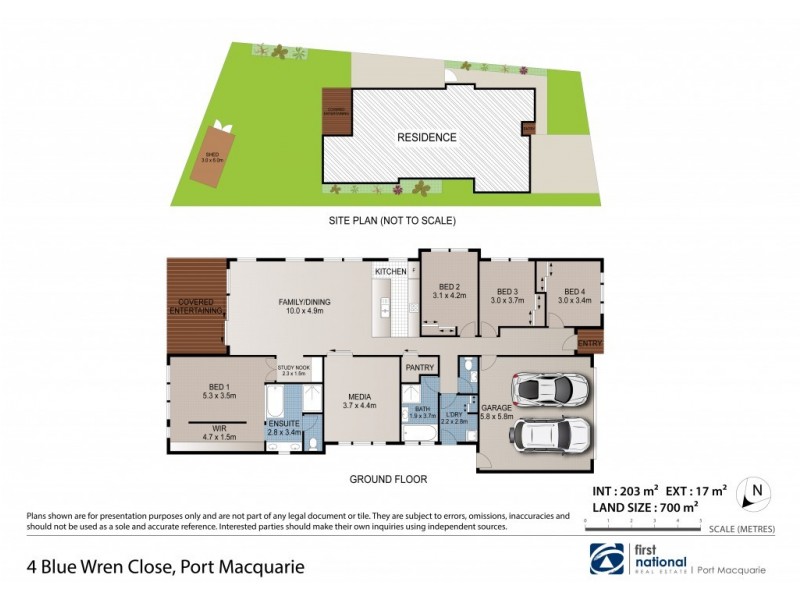 4 Blue Wren Close, Port Macquarie NSW 2444 Floorplan