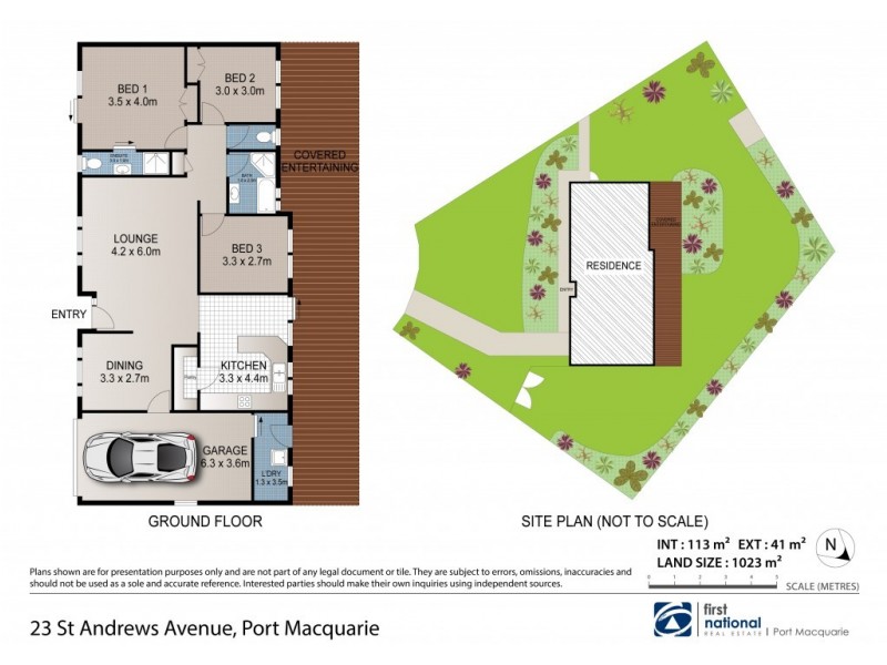 23 St Andrews Avenue, Port Macquarie NSW 2444 Floorplan