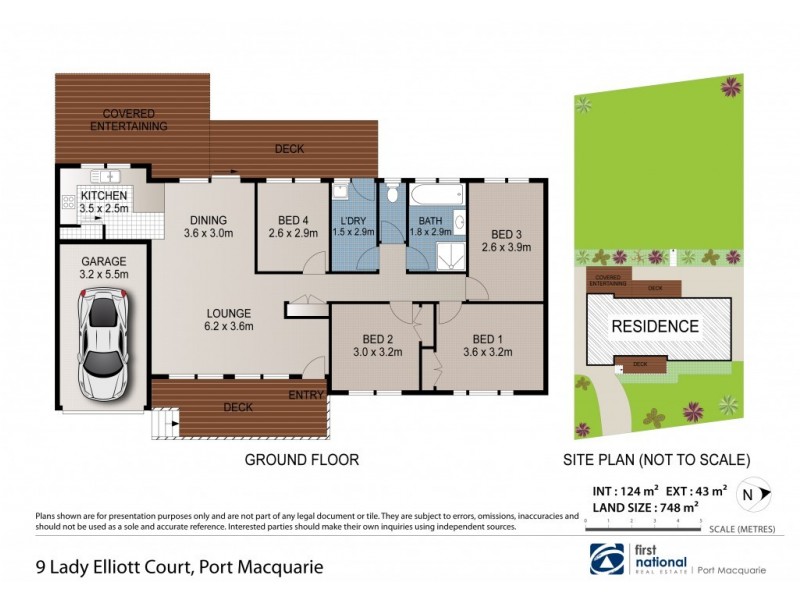9 Lady Elliot Court, Port Macquarie NSW 2444 Floorplan