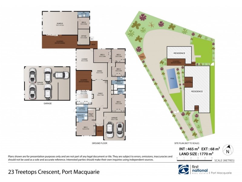 23 Treetops Crescent, Port Macquarie NSW 2444 Floorplan
