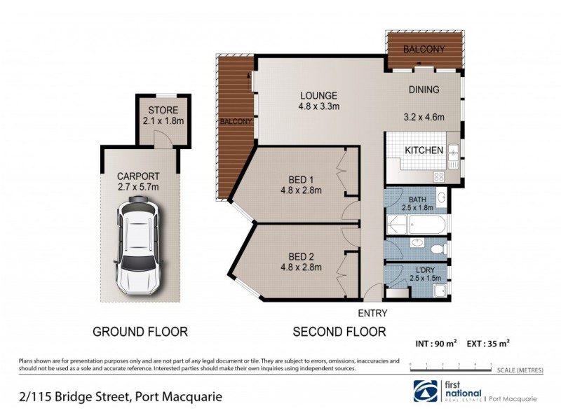 2/115 Bridge Street, Port Macquarie NSW 2444 Floorplan