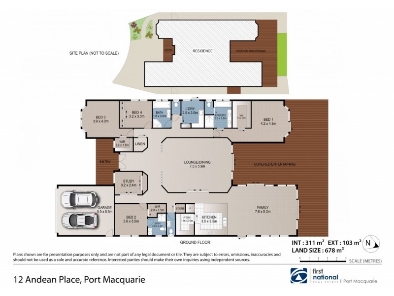 12 Andean Place, Port Macquarie NSW 2444 Floorplan