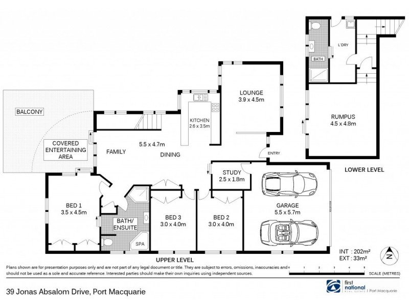39 Jonas Absalom Drive, Port Macquarie NSW 2444 Floorplan