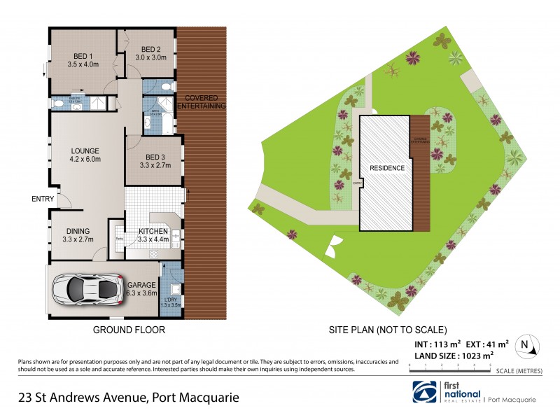 23 St Andrews Avenue, Port Macquarie NSW 2444 Floorplan