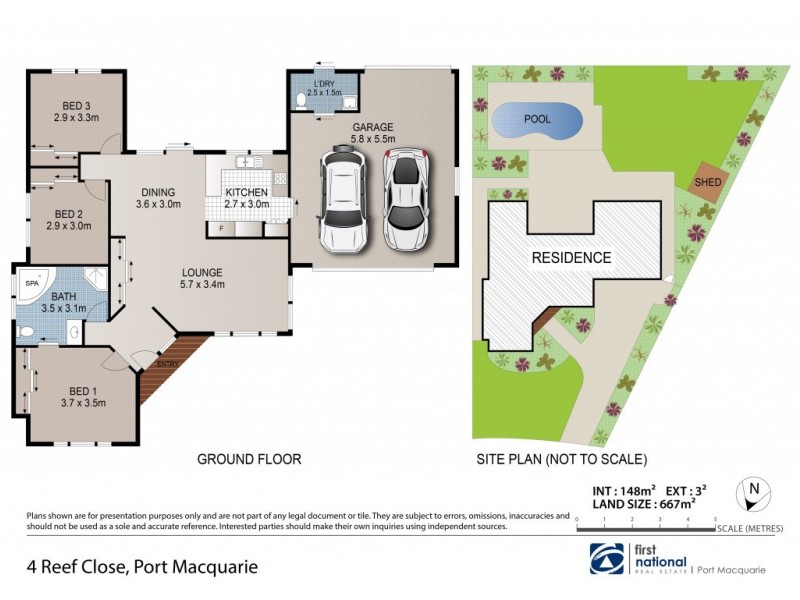 4 Reef Close, Port Macquarie NSW 2444 Floorplan
