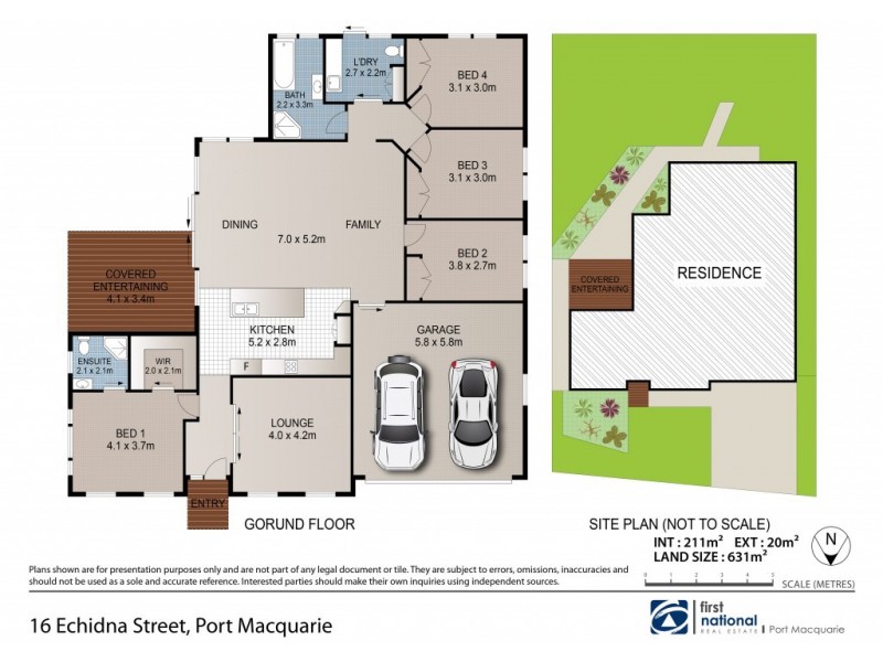 16 Echidna Street, Port Macquarie NSW 2444 Floorplan