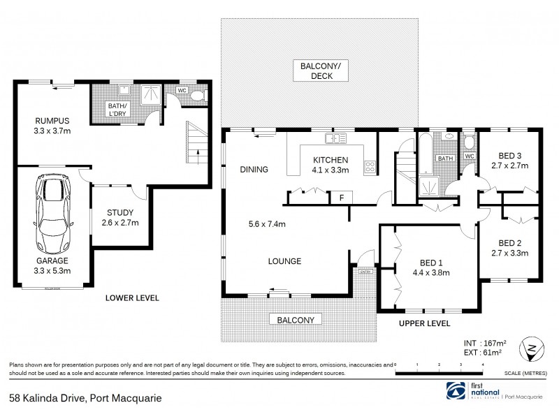 58 Kalinda Drive, Port Macquarie NSW 2444 Floorplan