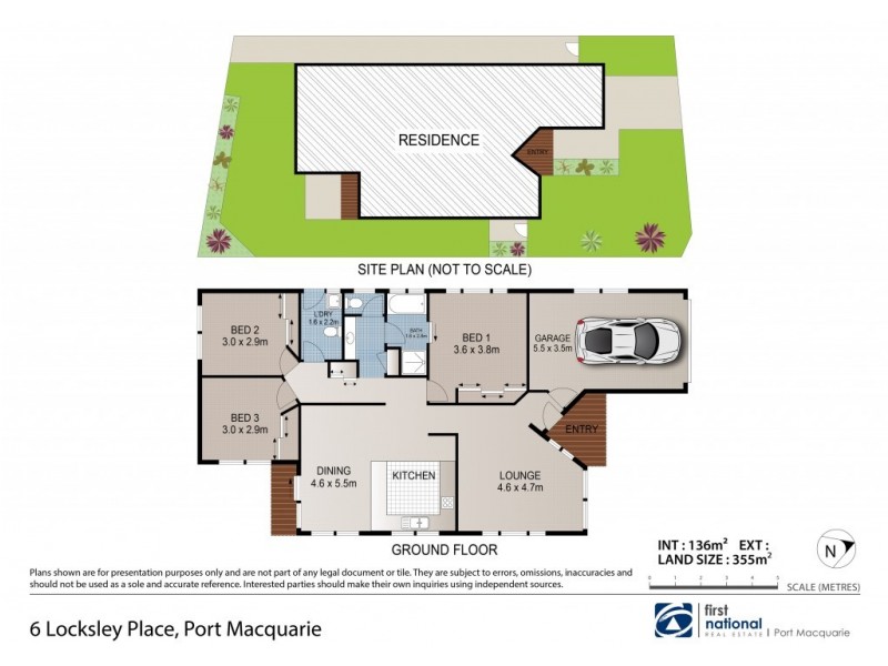 6 Locksley Place, Port Macquarie NSW 2444 Floorplan