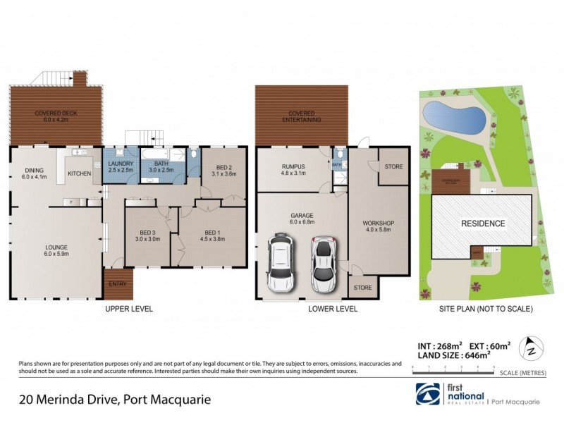 20 Merinda Drive, Port Macquarie NSW 2444 Floorplan