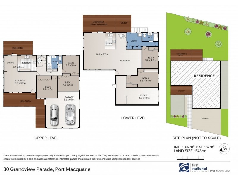 30 Grandview Parade, Port Macquarie NSW 2444 Floorplan