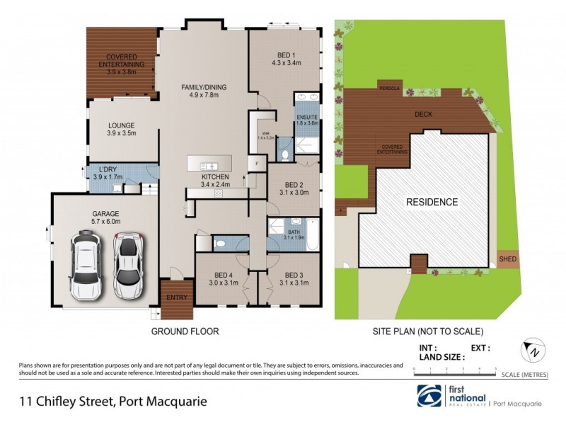 11 Chifley Street, Port Macquarie NSW 2444 Floorplan