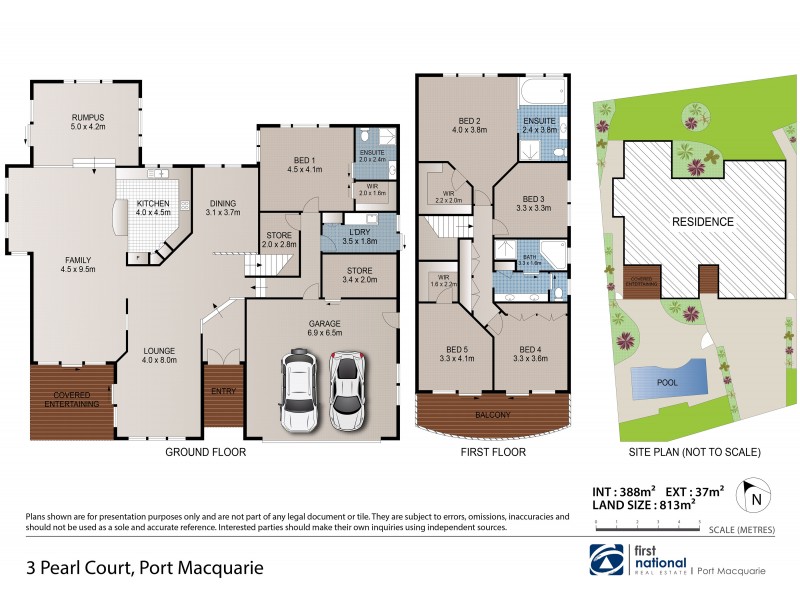 3 Pearl Court, Port Macquarie NSW 2444 Floorplan