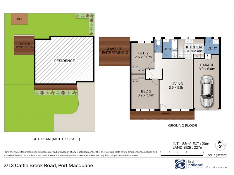 2/13 Cattlebrook Road, Port Macquarie NSW 2444 Floorplan
