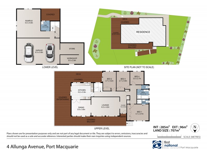4 Allunga Avenue, Port Macquarie NSW 2444 Floorplan