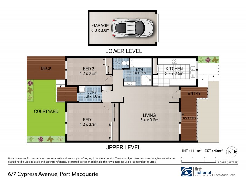 6/7 Cypress Avenue, Port Macquarie NSW 2444 Floorplan
