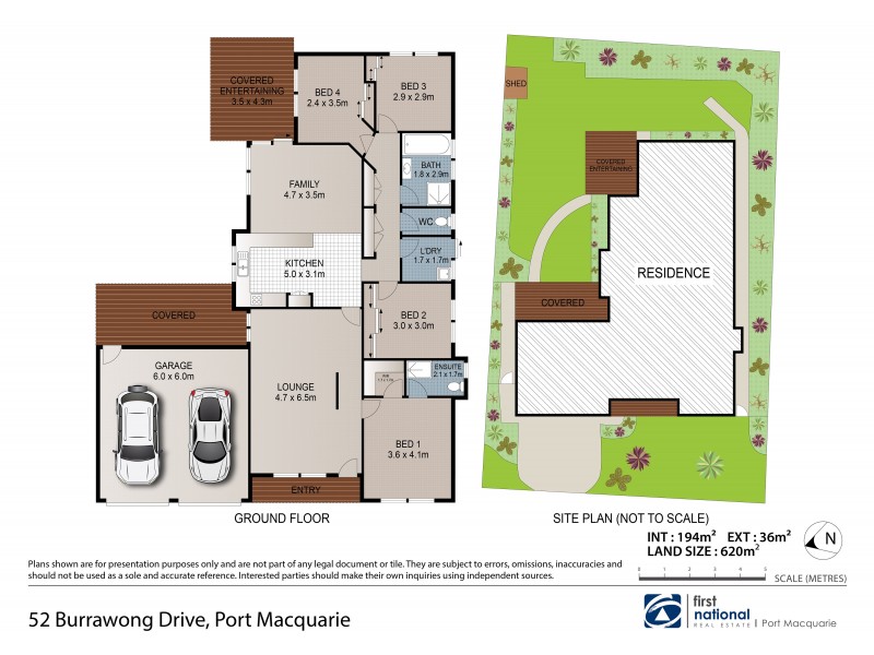 52 Burrawong Drive, Port Macquarie NSW 2444 Floorplan