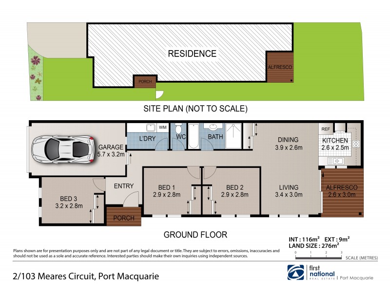 2/103 Meares Circuit, Port Macquarie NSW 2444 Floorplan